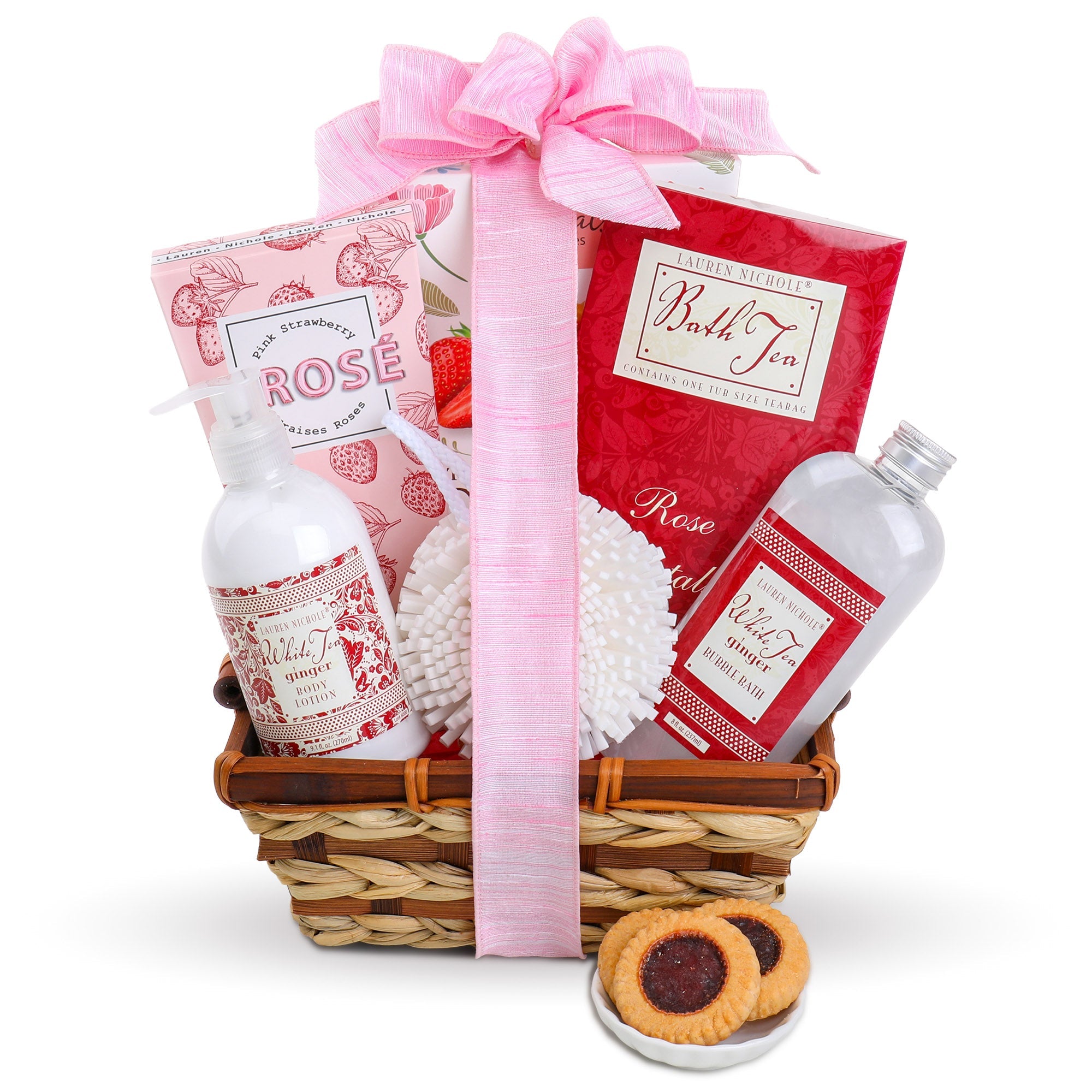 White Tea and Warm Ginger Spa Gift Basket