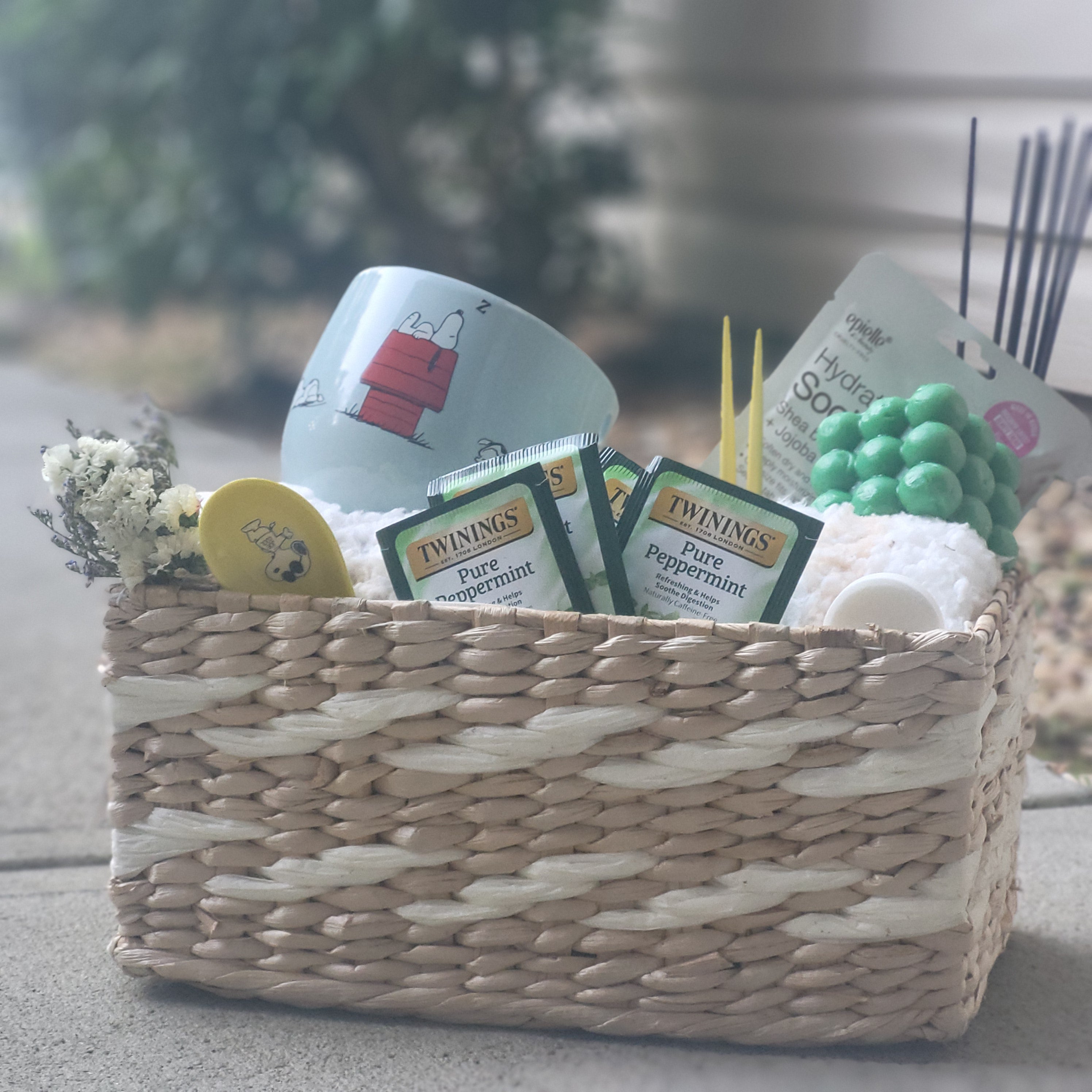 The Wellness Box-Self Care Spa Gift Set Basket for Women 15pc